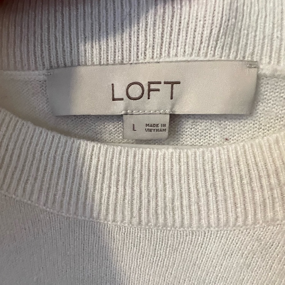 Loft Soft Knit Confetti Sweater, L - Picture 2 of 7